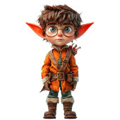 Cadeau Intent Boy Christmas Elf Wrapper Papier