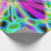 Cadeau Iridescente Chrome 2 Papier d'enveloppement (Coin)