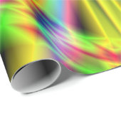 Cadeau Iridescente Chrome 2 Papier d'enveloppement (Coin rond)