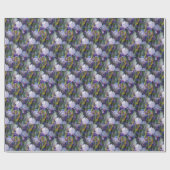 Cadeau Iris papier d'enveloppement de jardin à fleurs (Plat)