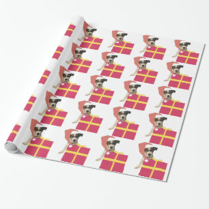 Cadeau Jack Russell Terrier en papier d'emballage de