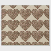 Cadeau J'adore le papier d'emballage de café (Plat)