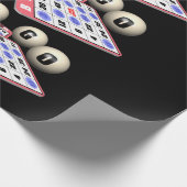 Cadeau J'aime mon bingo-test enveloppant le papier de (Coin)