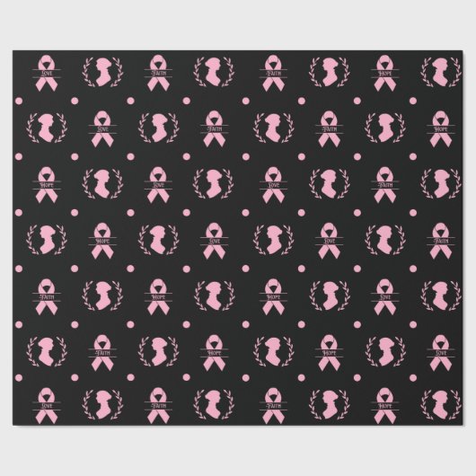 Cadeau Jane Austen Pink Ribbon Wrapper Papier (Couture)