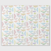 Cadeau Janvier, 22 Anniversaire Papier Enveloppement Cade (Plat)