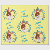 Cadeau Jasper-n-amis Envelopper du papier (Plat)