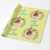 Cadeau Jasper-n-amis Envelopper du papier (Déroulé)