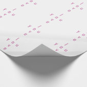 Cadeau Je t'aime envelopper du papier (Coin)