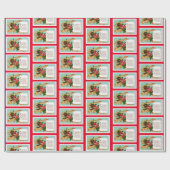 Cadeau Je vous souhaite un joyeux papier d'enveloppement (Plat)