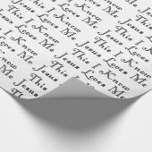 CADEAU JÉSUS AIME LE PAPIER DE ME-WRAPPING (Coin)