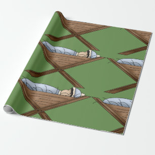 Cadeau Jésus Dans Le Papier À Envelopper