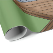 Cadeau Jésus Dans Le Papier À Envelopper (Coin rond)