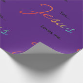 Cadeau Jésus M'Aime Envelopper Le Papier (Coin)