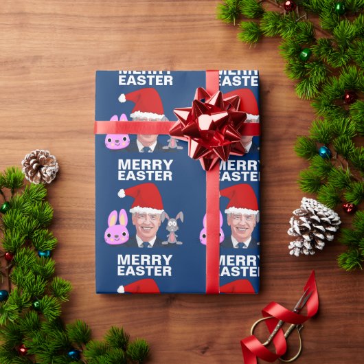 CADEAU JOE BIDEN CONFUSED CHRISTMAS WRAPPER PAPIER (Cadeau de vacances)