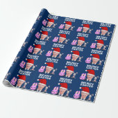 CADEAU JOE BIDEN CONFUSED CHRISTMAS WRAPPER PAPIER (Déroulé)