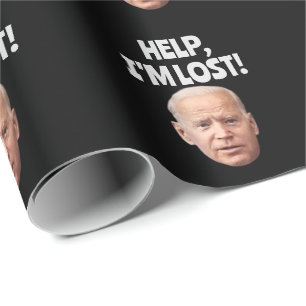 CADEAU JOE BIDEN CONFUSED CHRISTMAS WRAPPER PAPIER