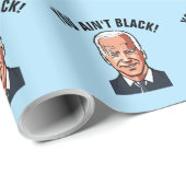 CADEAU JOE BIDEN FUNNY BIRTHDAY WRAPPER PAPIER (Coin rond)