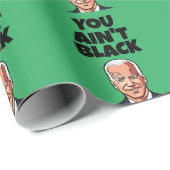 CADEAU JOE BIDEN FUNNY CHRISTMAS WRAPPER PAPIER (Coin rond)