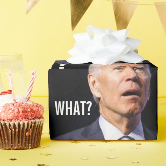CADEAU JOE BIDEN FUNNY CHRISTMAS WRAPPER PAPIER CONFUSÉ (Fête d'anniversaire)