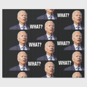 CADEAU JOE BIDEN FUNNY WRAPPER PAPIER