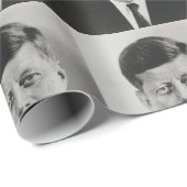 CADEAU JOHN KENNEDY WRAPPER PAPIER (Coin rond)