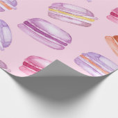 Cadeau Joli Macarons imprimé papier d'emballage (Coin)