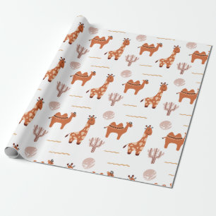 Cadeau Jouet blanc mignon Animal Cactus Papier d'envelopp