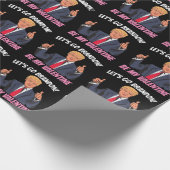 CADEAU JOUR DE LA VALENTINE TRUMP BRANDON WRAPPING PAPIER (Coin)