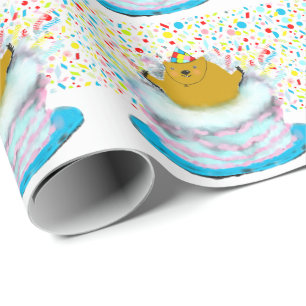 Cadeau Jour de marmotte Anniversaire Papier d'enveloppeme