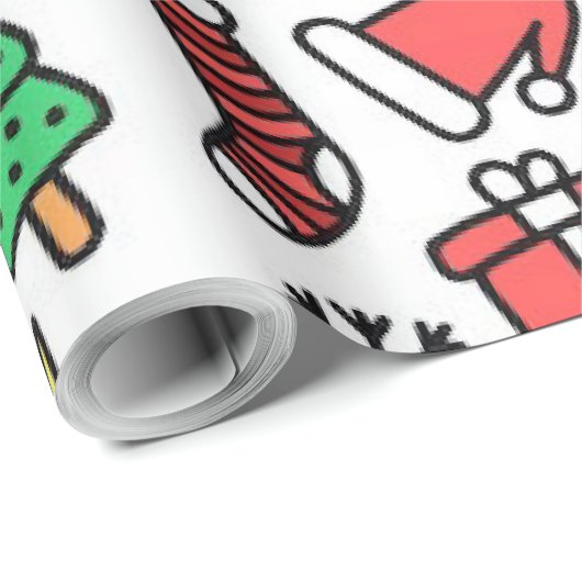 Cadeau Joy 30"x60" Papier d'enrobage (Coin rond)