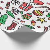 Cadeau Joy 30"x60" Papier d'enrobage (Coin)