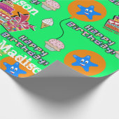 Cadeau Joyeux 10e anniversaire Wrapping Ballons papier #1 (Coin)