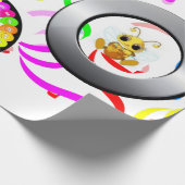 Cadeau Joyeux Anniversaire Bumblebee papier enveloppant (Coin)