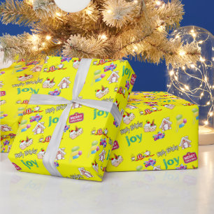 Cadeau Joyeux Anniversaire Joyeux Papier d'enveloppement