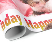 Cadeau Joyeux Anniversaire Labradoodle Papier d'enveloppe (Coin rond)