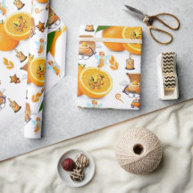Joyeux Anniversaire Oranges Gâteau Bougie Papier C