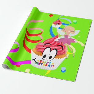 Cadeau Joyeux Anniversaire Papier à envelopper Fairy Conf