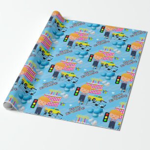 Cadeau Joyeux Anniversaire Papier Boy Voiture