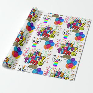 Cadeau Joyeux Anniversaire Papier C'est l'heure de la fêt