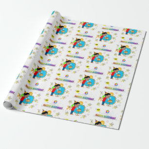Cadeau Joyeux Anniversaire Papier Enveloppant Africain Ga