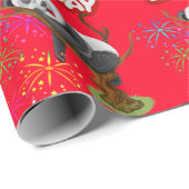 Cadeau Joyeux Anniversaire Papier Panda Ours Bougies (Coin rond)