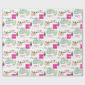 Cadeau Joyeux Anniversaire Papier papier FUN Cupcake (Plat)