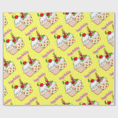 Cadeau Joyeux Anniversaire Papier papier FUN Cupcake (Plat)