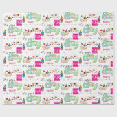 Cadeau Joyeux Anniversaire Papier papier FUN Cupcake (Plat)