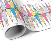 Cadeau Joyeux Anniversaire Papier papier FUN Cupcake (Coin rond)