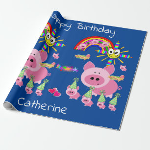 Cadeau Joyeux Anniversaire Papier Papier Roses