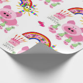 Cadeau Joyeux Anniversaire Papier Papier Roses (Coin)