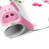 Cadeau Joyeux Anniversaire Papier Papier Roses (Coin rond)