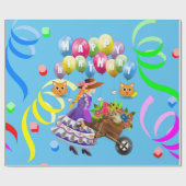 Cadeau Joyeux Anniversaire Papier Victorian (Plat)