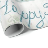 Cadeau Joyeux Anniversaire Papier Victorian (Coin rond)